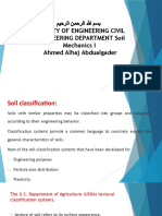 Soil classification and engineering behavior