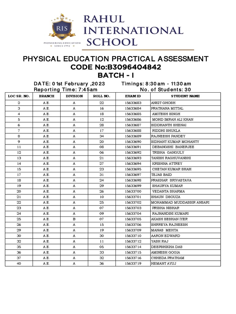 Physical Education | PDF