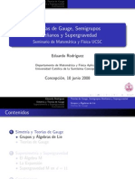 Eduardo Rodríguez - Teorías de Gauge, Semigrupos Abelianos y Supergravedad (2008)
