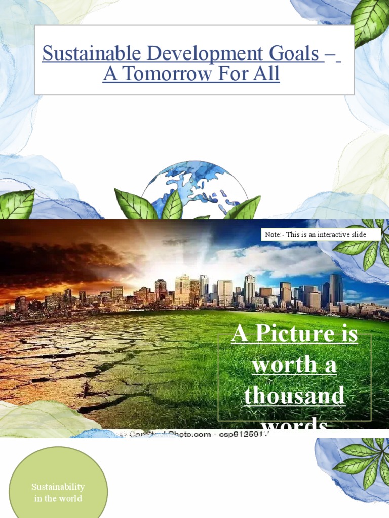 Sustainable Development Goals | PDF | Economies | Sustainability