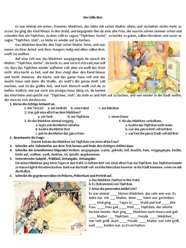 Der Süße Brei 5. Klasse PDF