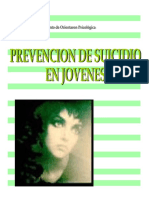 PREVENCION DE SUICIDIO EN ADOLESCENTES Departamento de Orientacion Psicologica