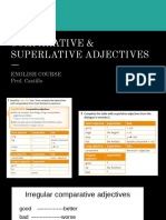 Comparative Superlative Adjectives