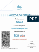 Sridharan D: Explore Machine Learning Using Python