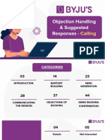 Objection Handling & Suggested Responses - Calling