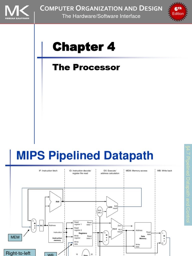 Pipelining the MIPS Processor: Analyzing Data and Control Hazards ... image.