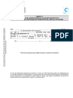 Anexo VI. Justificacion Pagos en Efectivo