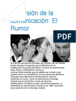 Dinámica-El Rumor