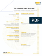 Lectra Modaris Et Modaris Expert: Dates Public Visé Modalités de Formation