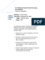 Bruce Alexander - 802.11 Wireless Network Site Surveying and Installation-Cisco Press (2004)