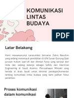 Komunikasi Lintas Budaya