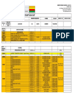 Horarios Staff in N Out 2022 Actua 30 Sep-2 Oct