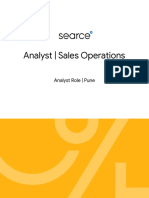 JD - Analyst - Sales Operations