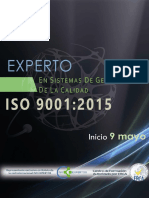 Programa de formación EXPERTOS en Sistemas de Gestión de la Calidad ISO 9001