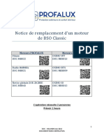 Notice Remplacement Moteur BSO-NSAV009