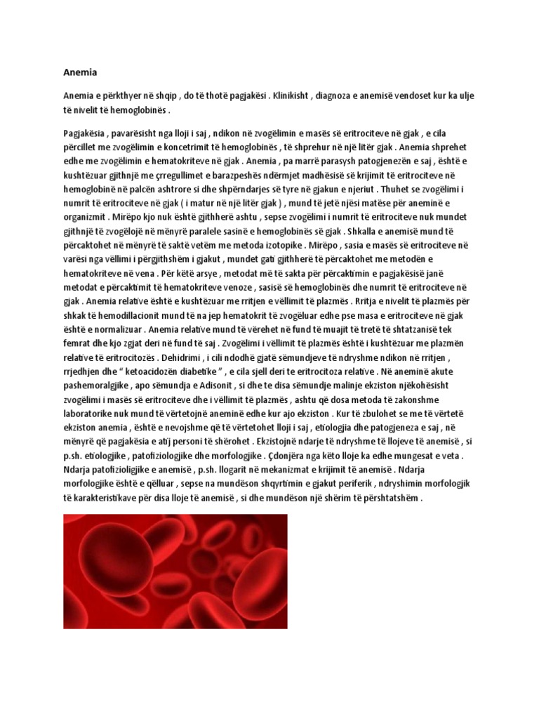 Anemia | PDF
