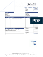 Pro forma invoice for horizontal drilling machine