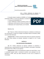 Resolucao N 428 Consea de 4 de Maio de 2016 Politica Instituicional de Egressos