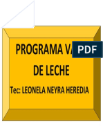 Programa Vaso de Leche: Tec: Leonela Neyra Heredia