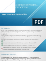 Análise Da Pesquisa de Clima Organizacional