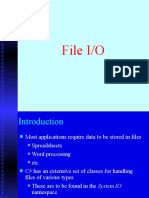 C# File I/O and Streams Guide