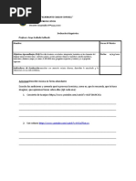 Evaluación diagnóstica 6 basico musica