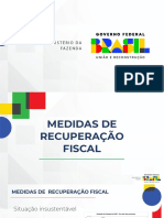Apresentação Das Medidas de Recuperação Fiscal