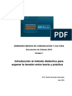 Introduccion Al Metodo Dialectico para Superar La Tension Entre Teoria y Practica - Documento de Catedra