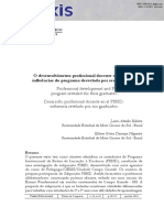 O desenvolvimento profissional docente e o PIBID