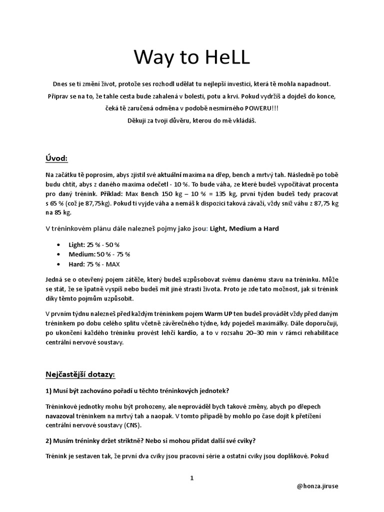 Way To Hell!1.0 | PDF
