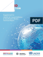 Hazard Information Profiles - Supplement To UNDRR-ISC Hazard Definition & Classification Review - Technical Report