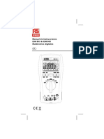 Manual de Instrucciones IDM 503 & IDM 505 Multímetros Digitales