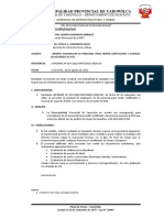 INFORME N°859 - REMITO Remito Rasignacion de 01 Personal para Emitir Licencia de Defensa Civilrsultados de Simulacro Multipeligro 15 de Agosto 2022