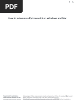 Automatate Python Script Windows Ma