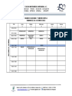 Horario de Asesorias Primer Semestre A 2022 - 2023