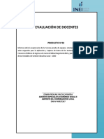 Evaluación docentes tercera prueba equipos