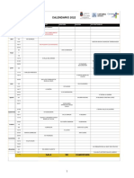 Calendario Fcta 2022