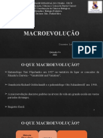 Macroevolução na UECE