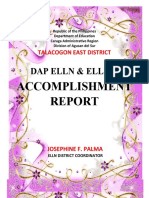 ELLN Report Talacogon East District Philippines Education