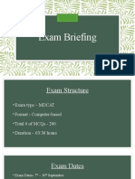 Exam Briefing