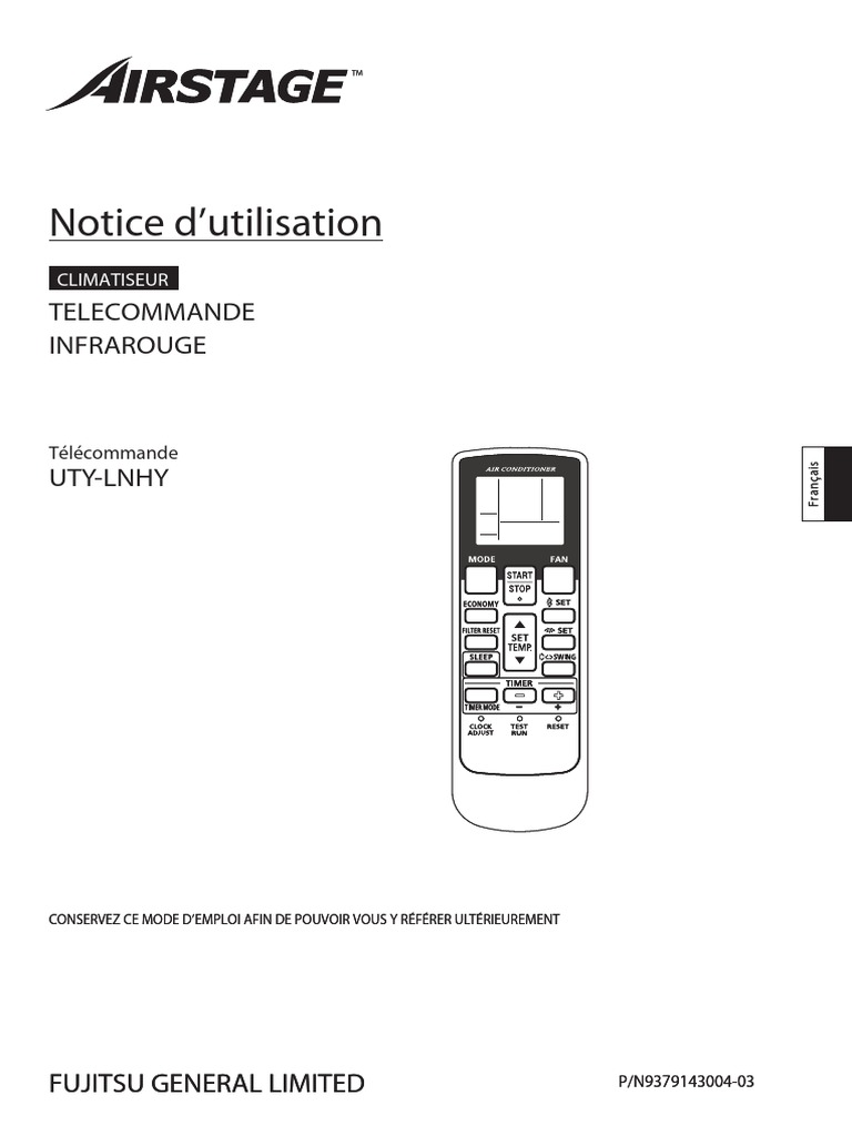 Telecommande Futurol Notice