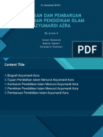 Kelompok 6-Gagasan Dan Pembaruan Pemikiran Pendidikan Islam Menurut Azyumardi Azra