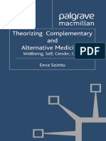 Theorizing Complementary and Alternative Medicines - Eeva Sointu