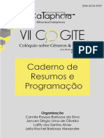 Caderno de Resumos e Programação Do VII COGITE 2020