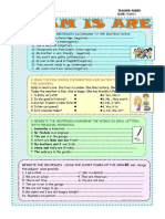 VERB TO BE Practice READING (1)