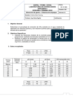 Absorción de gases en columna de empaque