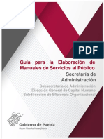 Guía para Manuales de Servicios