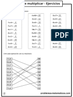 Ejercicios Todas Las Tablas de Multiplicar Resueltos