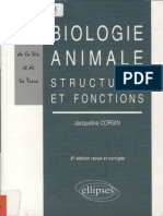 Biologie animale structures et fonctions WWW.VETBOOKSTORE.COM