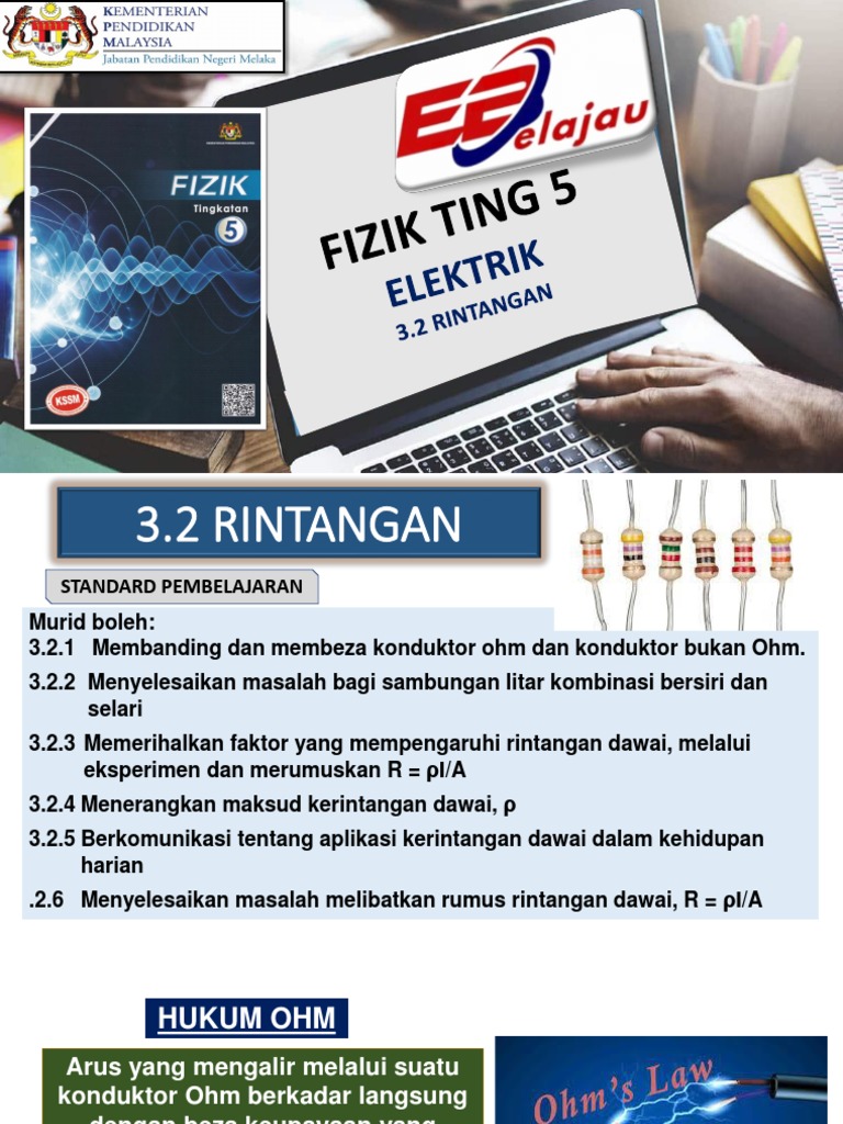 Rintangan Elektrik dalam Fizik Tingkatan 5 | PDF